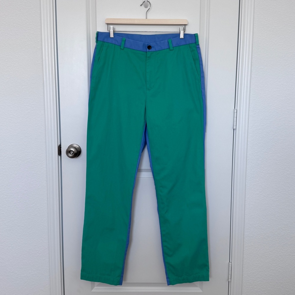 Brooks Brothers Teal and Blue Chinos